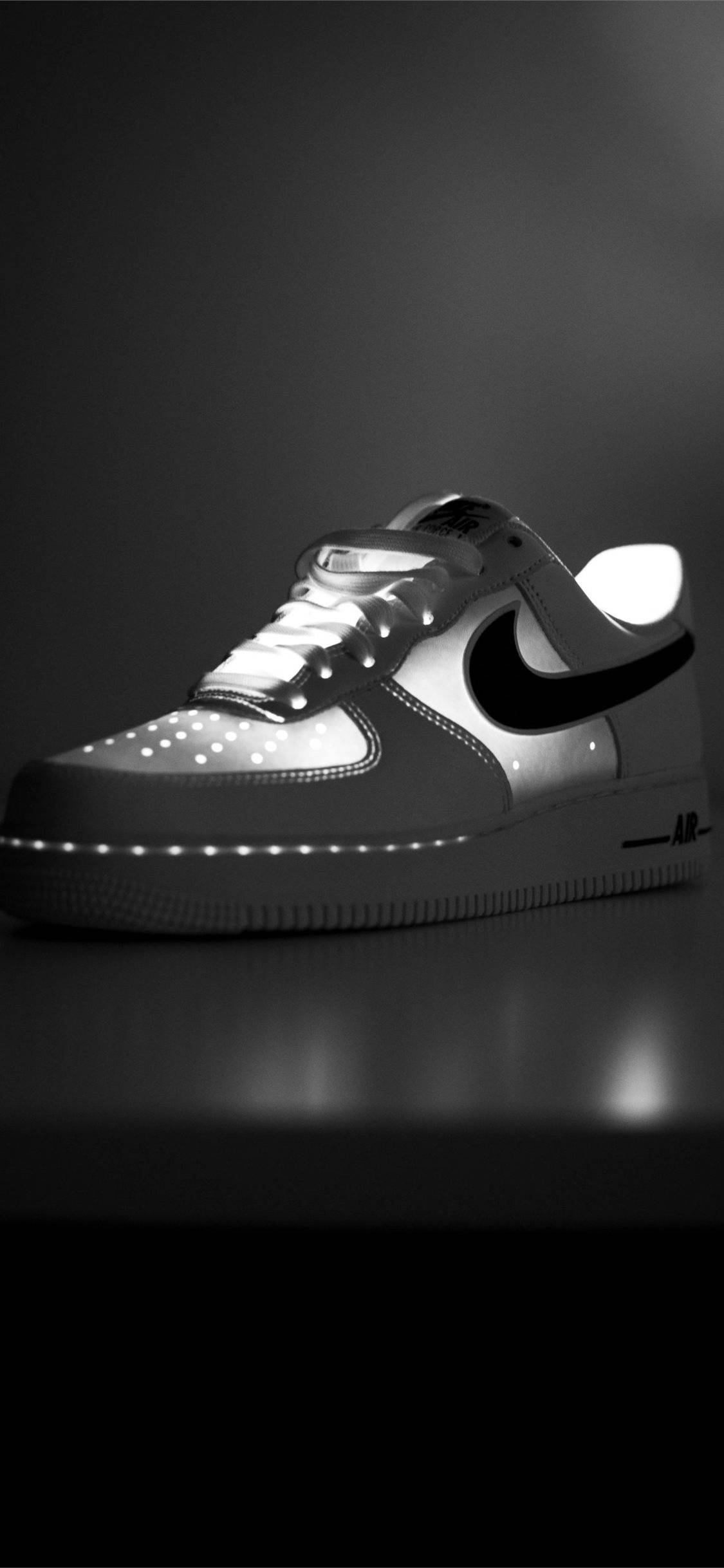 Verligte Nike iPhone Gewoon Muurpapier