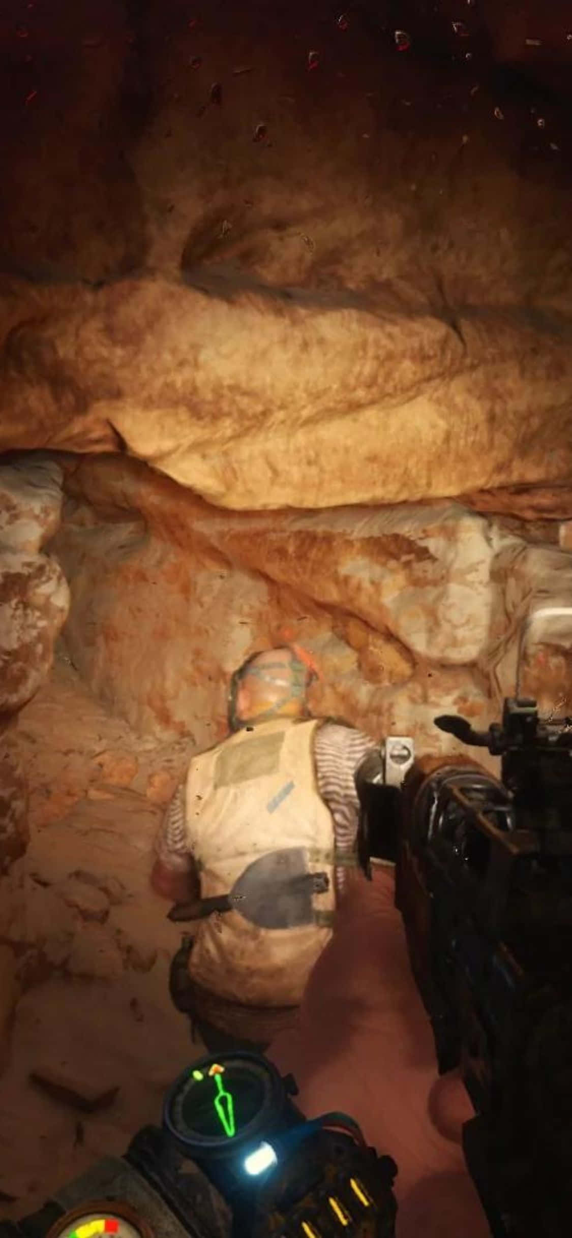 Verower die Post-Apokaliptiese Woesteny met die Epiese Metro Exodus. Muurpapier
