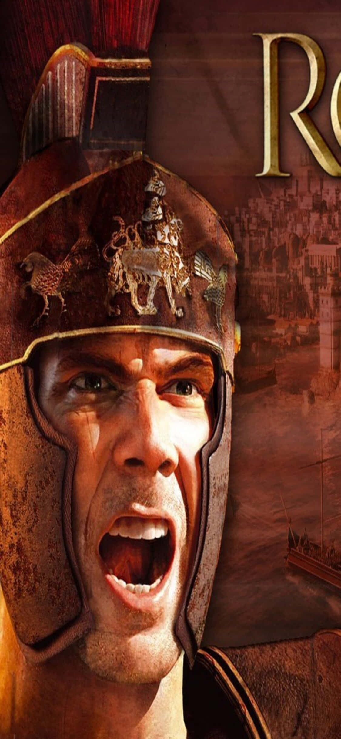Verower die Wêreld in Total War Rome 2 op Jou iPhone XS Muurpapier