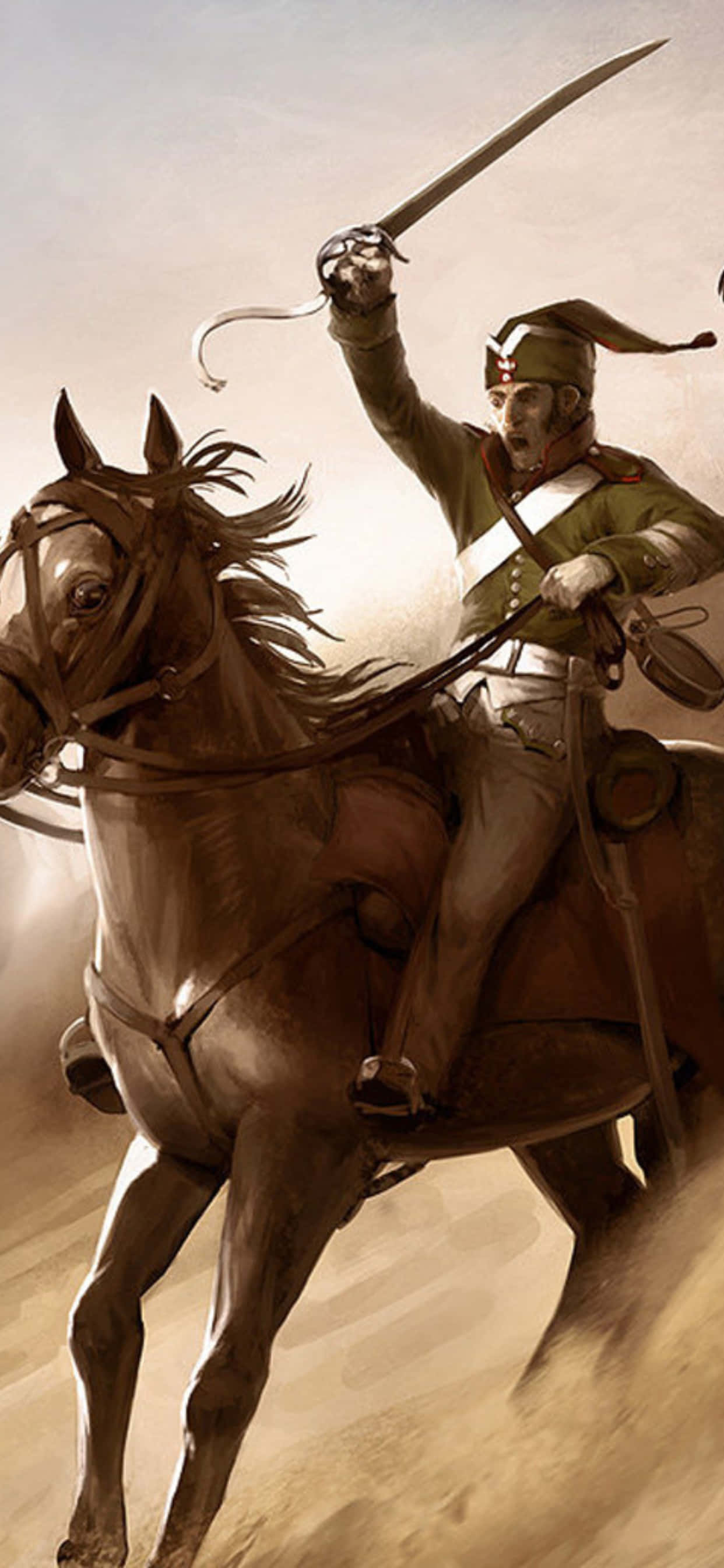 Verower met Total War: Attila op iPhone Xs Max Muurpapier