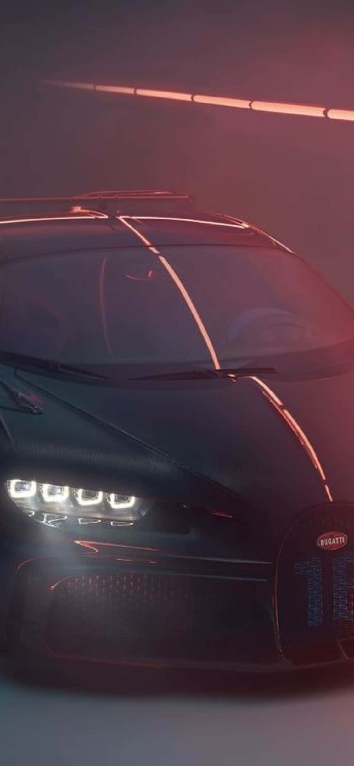 Versnel jou leefstyl met ongekende luukse en spoed - Die IphoneXs Bugatti Muurpapier