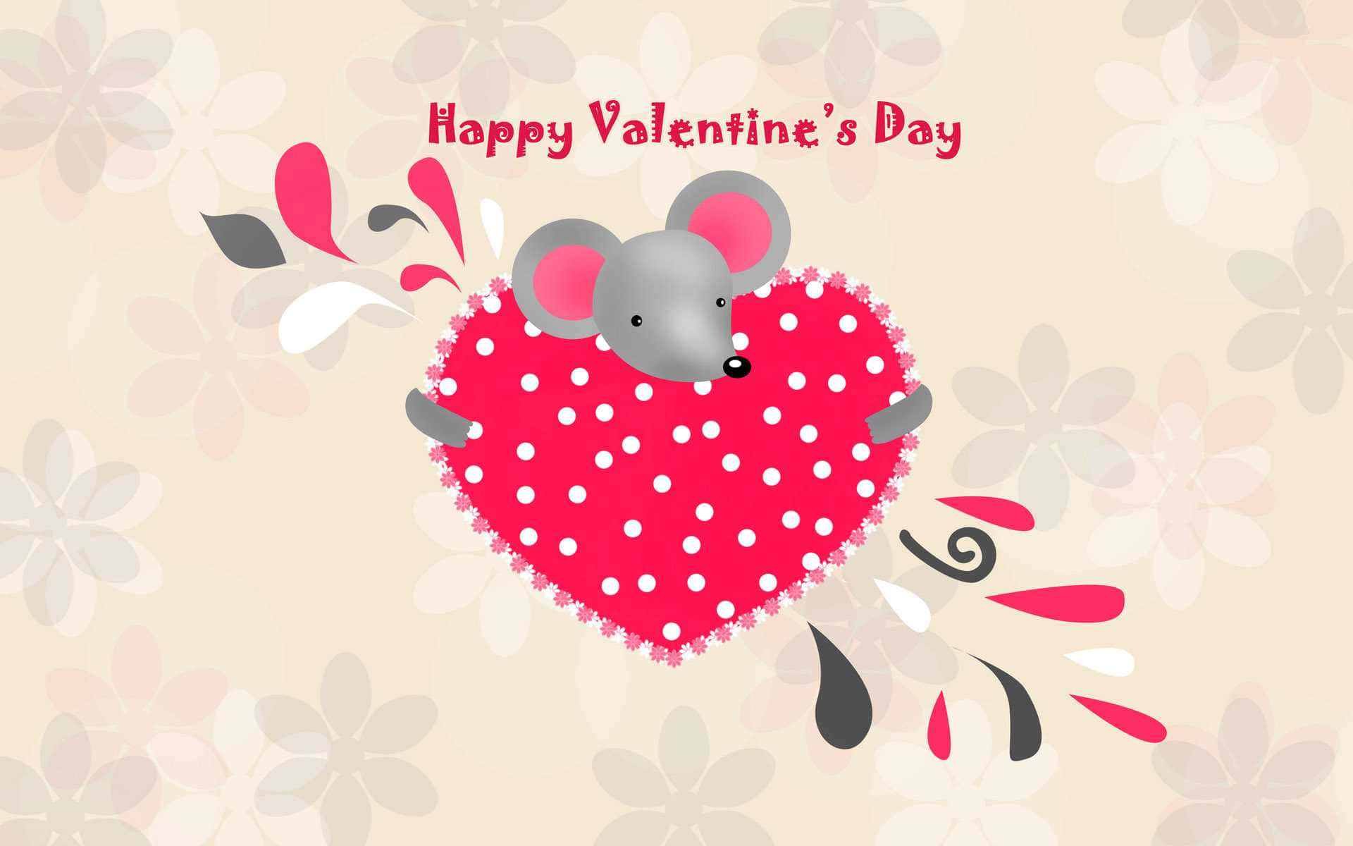Versprei Die Liefde Saam Hierdie Valentynsdag Muurpapier