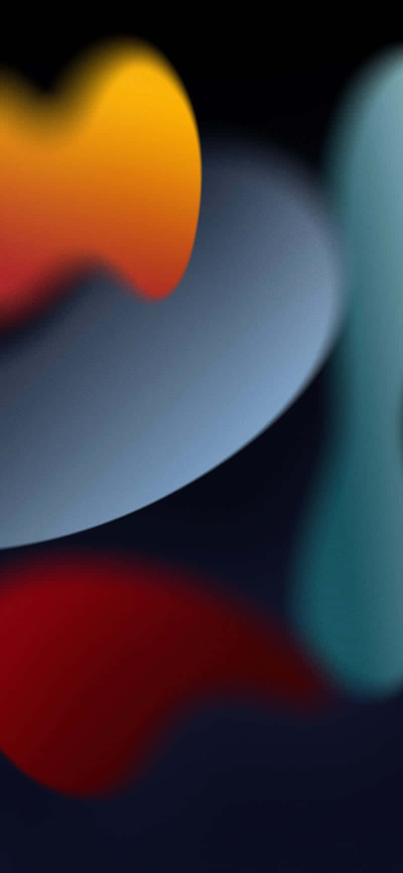 Vervaagde Kolle Vir iOS 3 Muurpapier