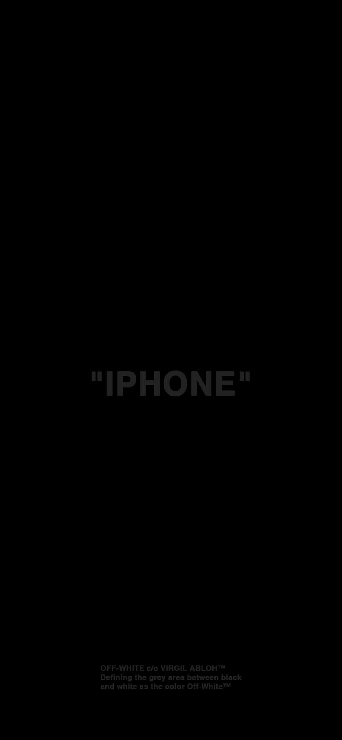 Vet Letters Tipografie iPhone XS OLED Agtergrond Muurpapier