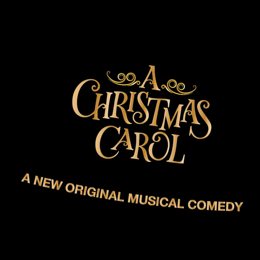 Vier die Gees van Kersfees met Scrooge in A Christmas Carol Muurpapier