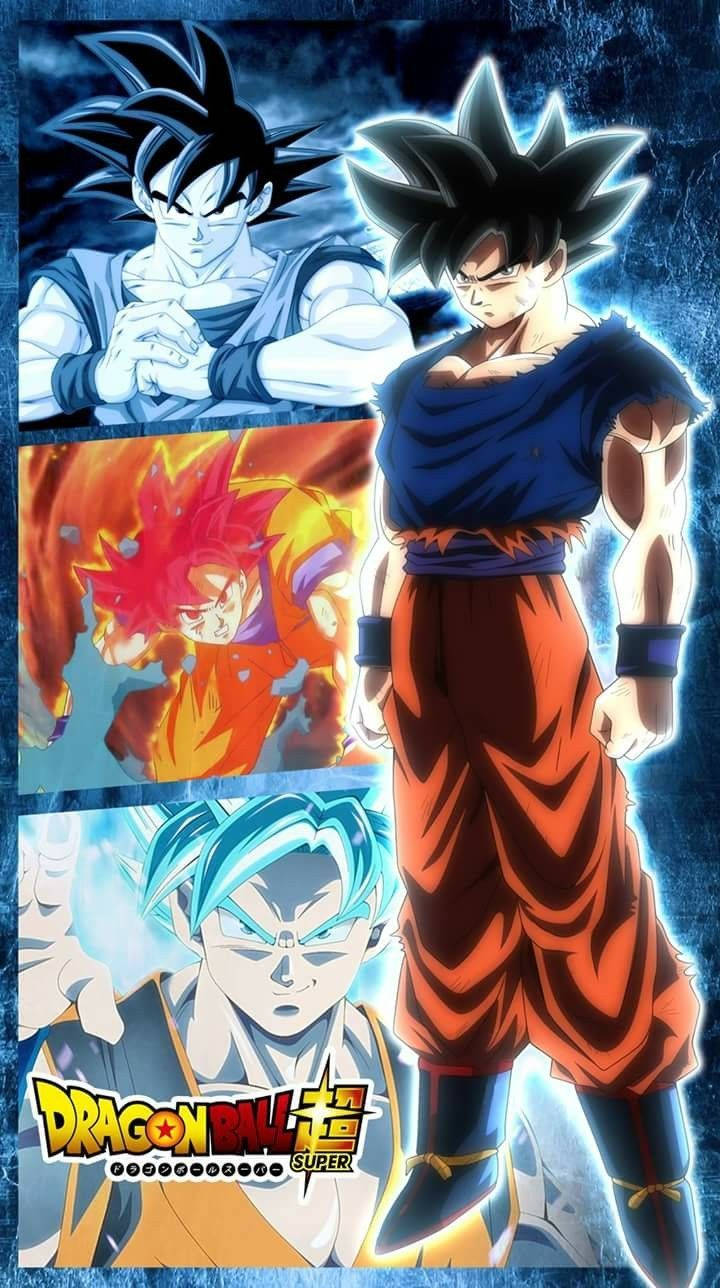 Behangpapier van Son Goku in Dragon Ball Z-plakkaat tipe
