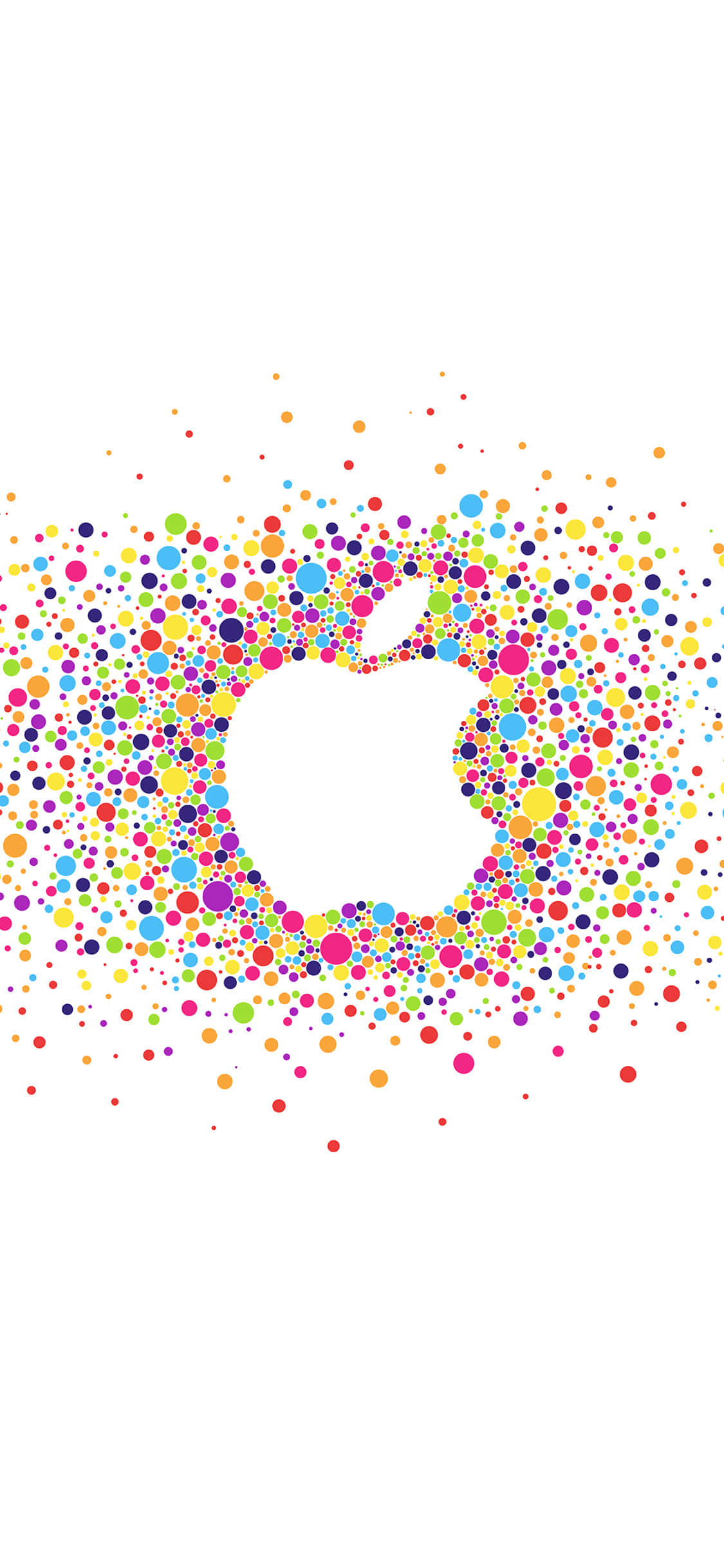 Vier die Kleure van die Lewe met 'n Reënboog iPhone Muurpapier