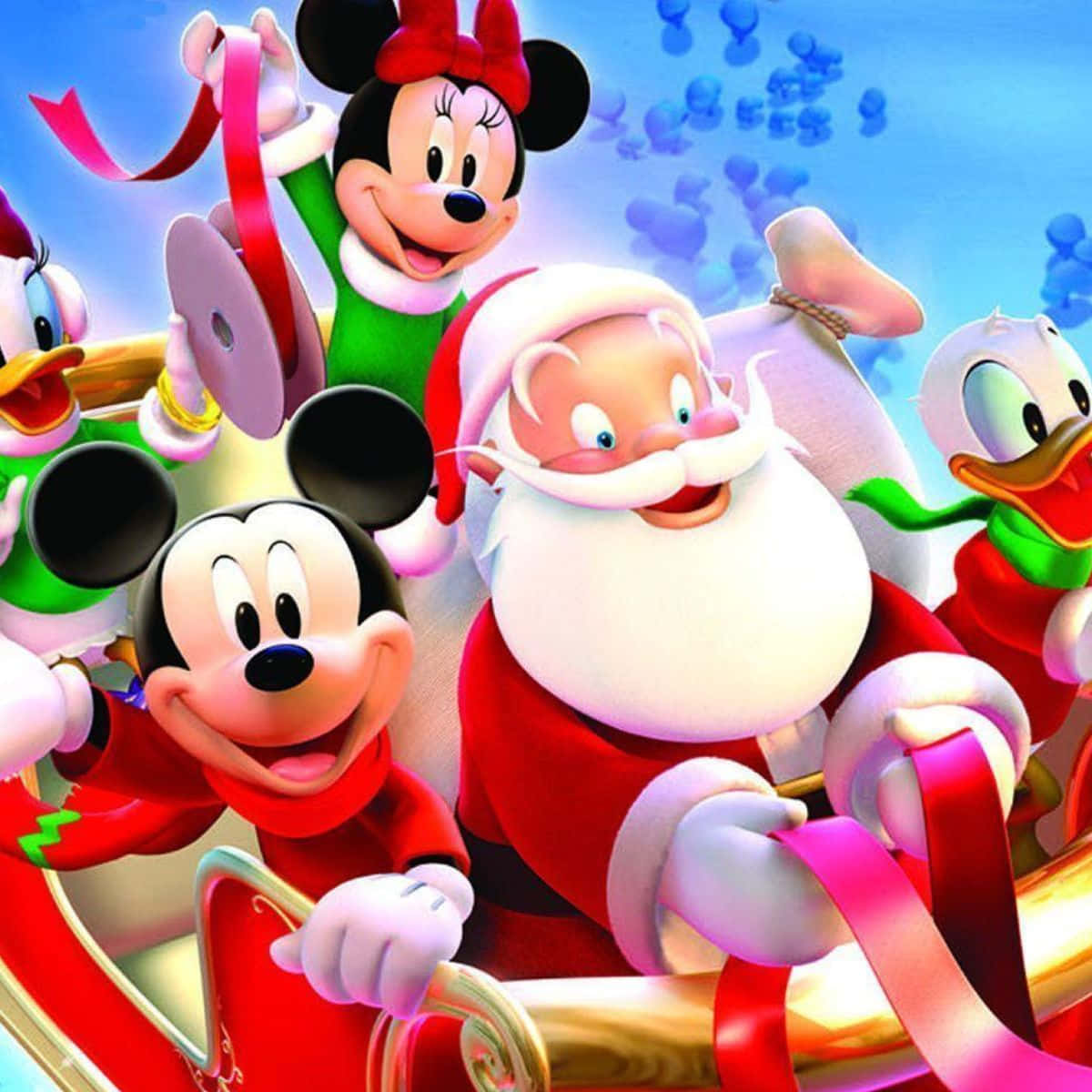 Vier die vakansie saam met Mickey, Minnie en al jou Disney-maatjies! Muurpapier
