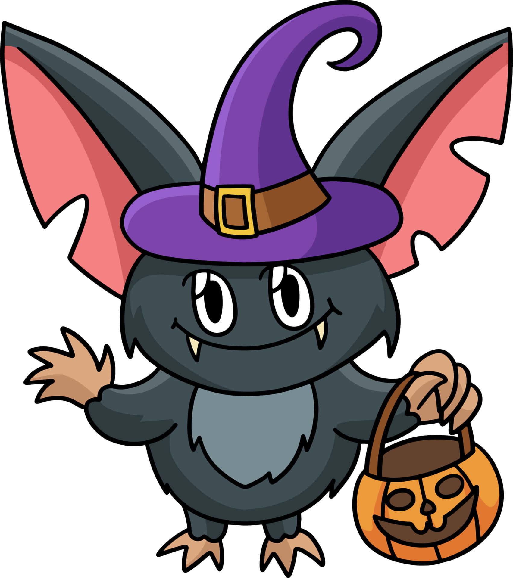 Vier Halloween met Spotprente! Muurpapier