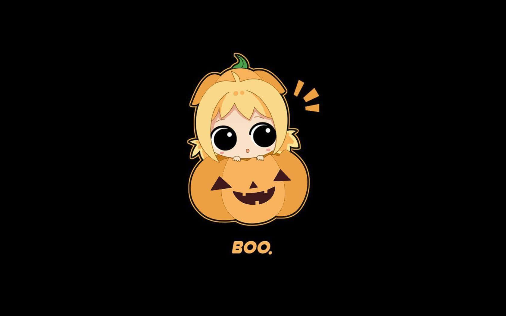 Vier Halloween met hierdie Liefling! Muurpapier
