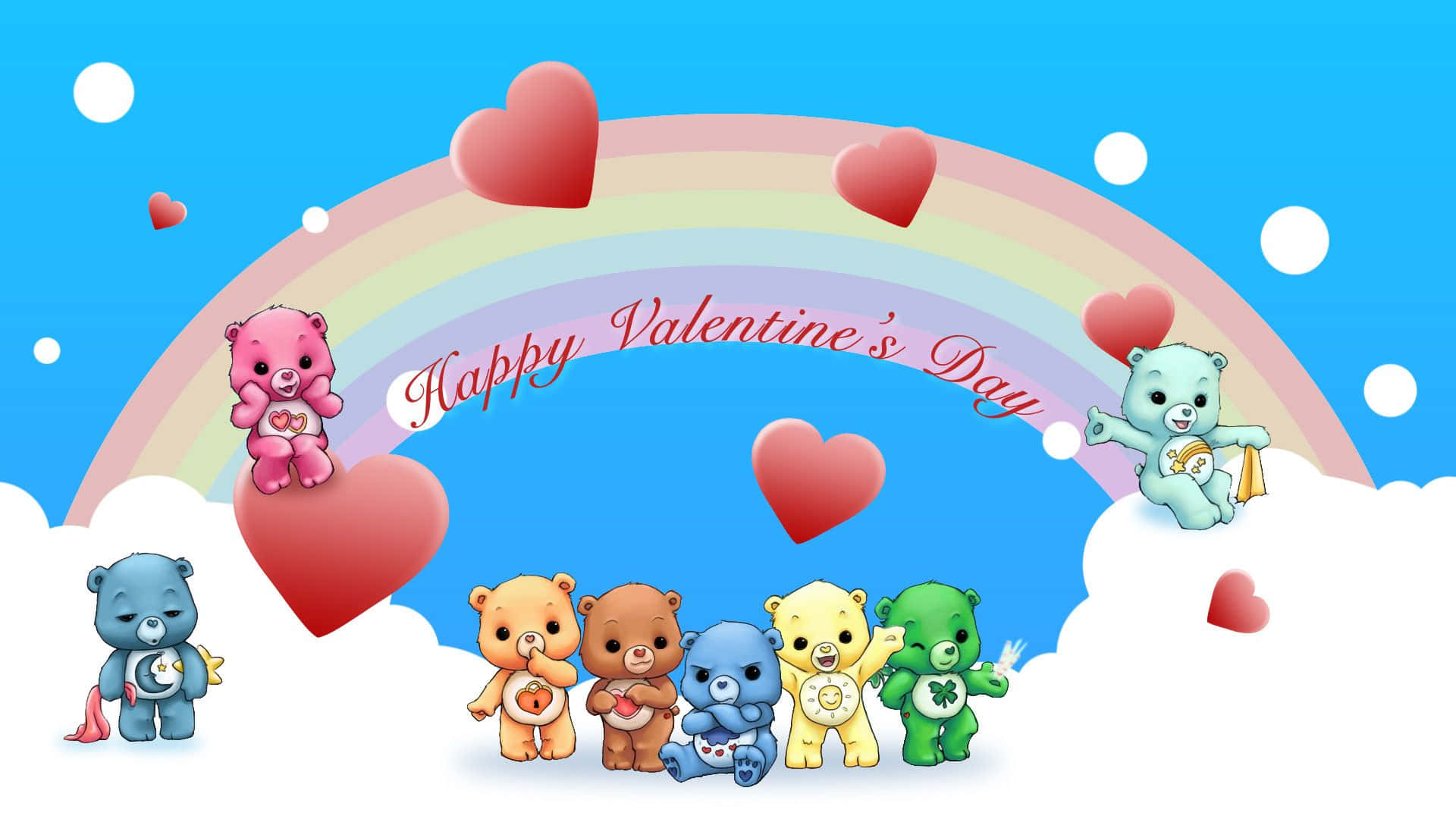 Vier liefde hierdie Valentynsdag met 'n oulike geskenk! Muurpapier