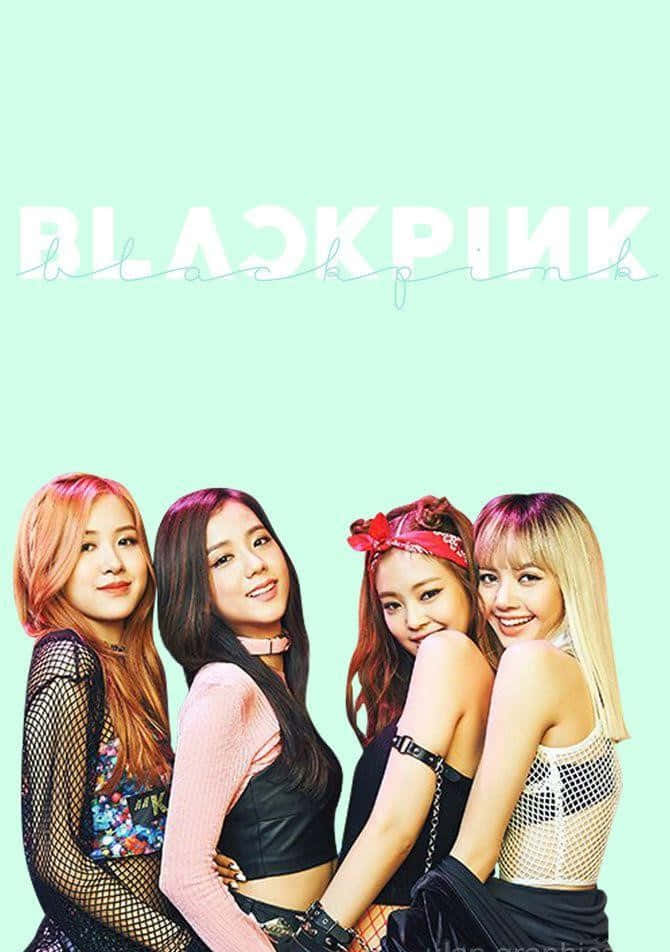 Vier Muse: Suid-Koreaanse meisiegroep Blackpink. Muurpapier