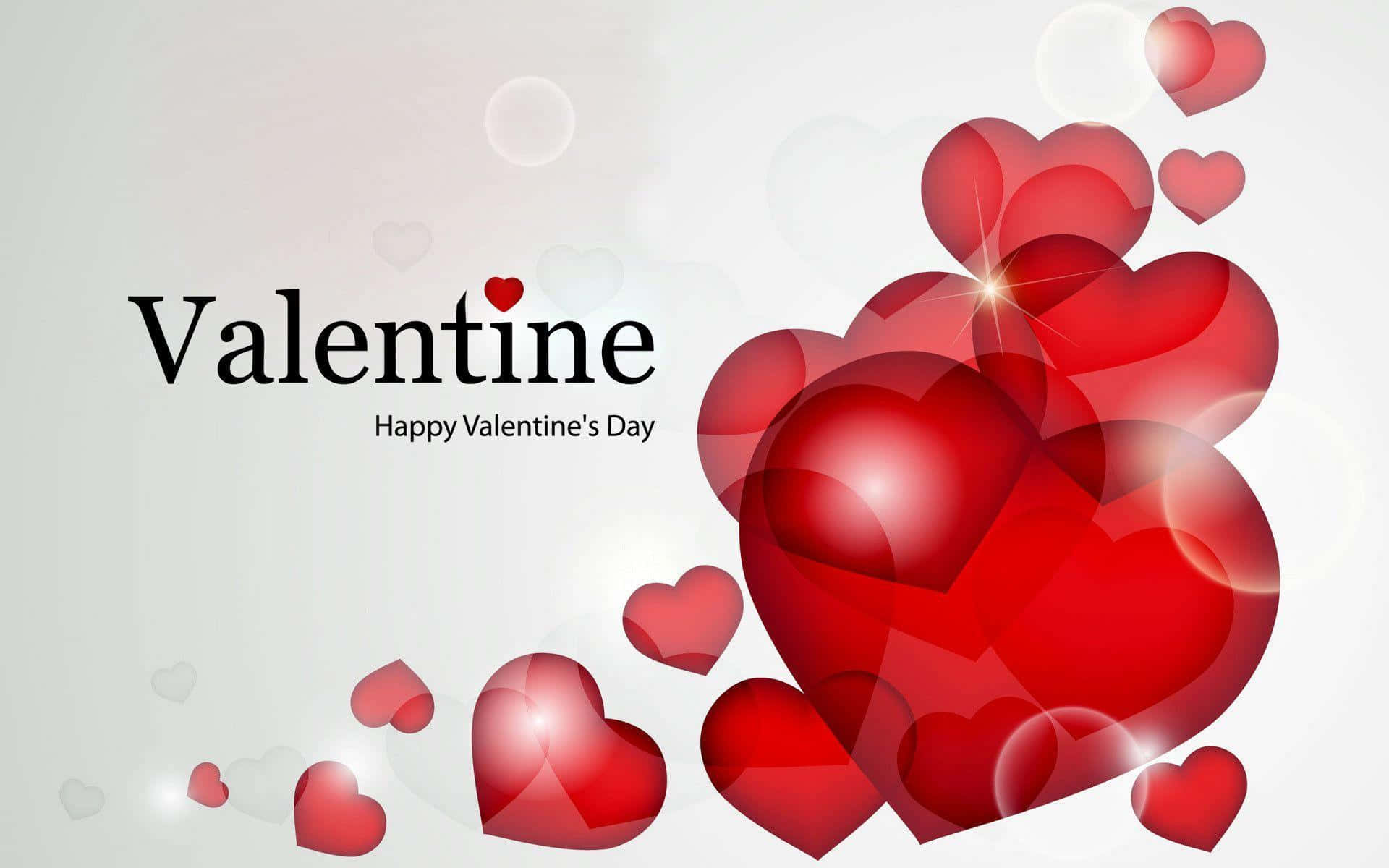 Vier Oulike Valentynsdag met Liefdevolle Vreugde Muurpapier