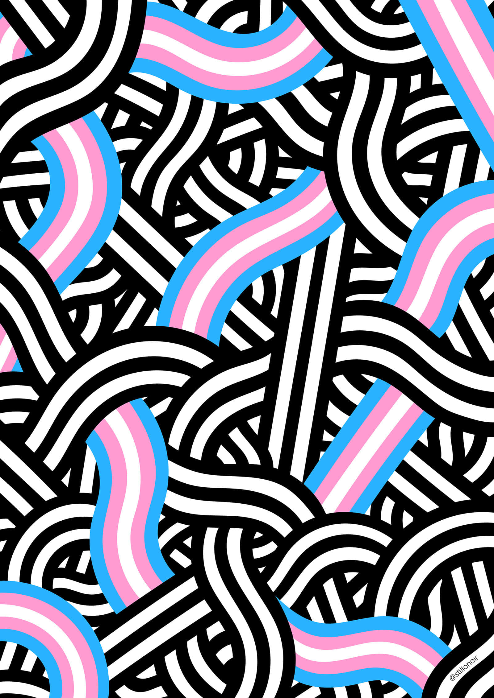 Vier Trans Trots in Solidariteit! Muurpapier
