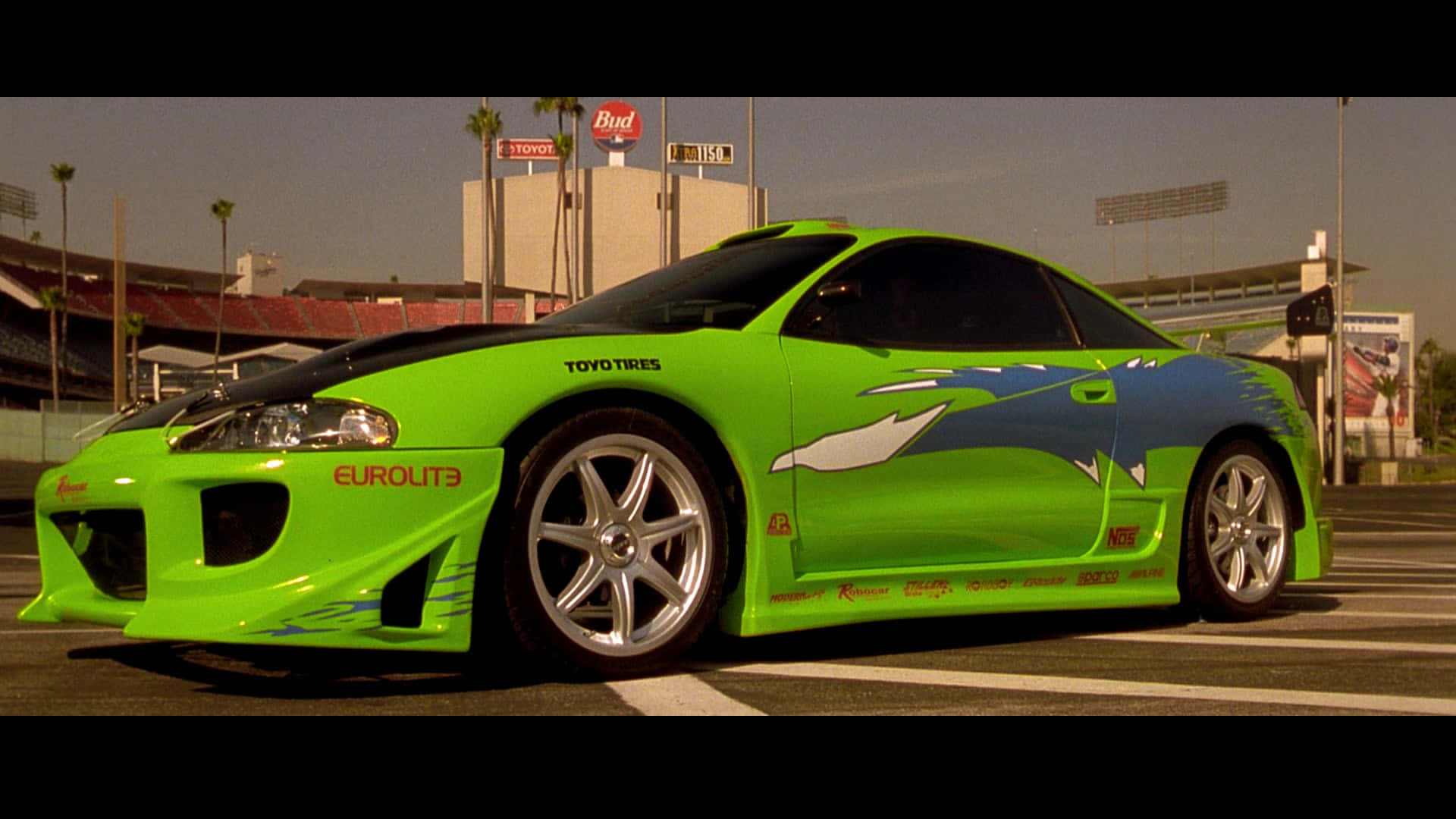 Vinnig en Woedend 1 1996 Mitsubishi Eclipse Muurpapier