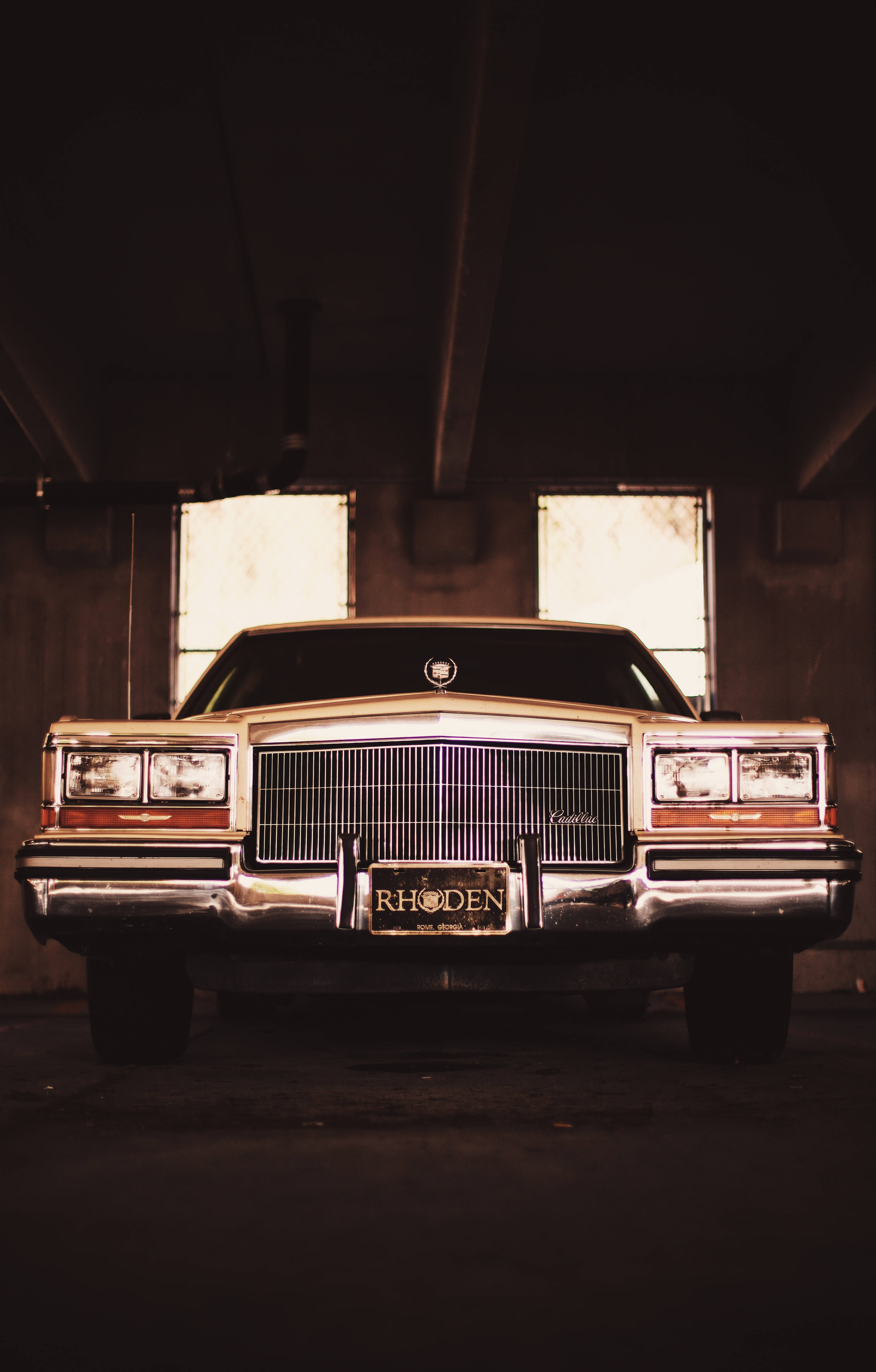 Vintage Cadillac Brougham Muurpapier