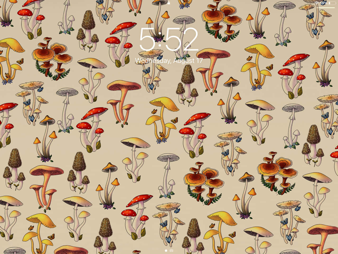 Vintage Oulike Paddaflesskerm Muurpapier