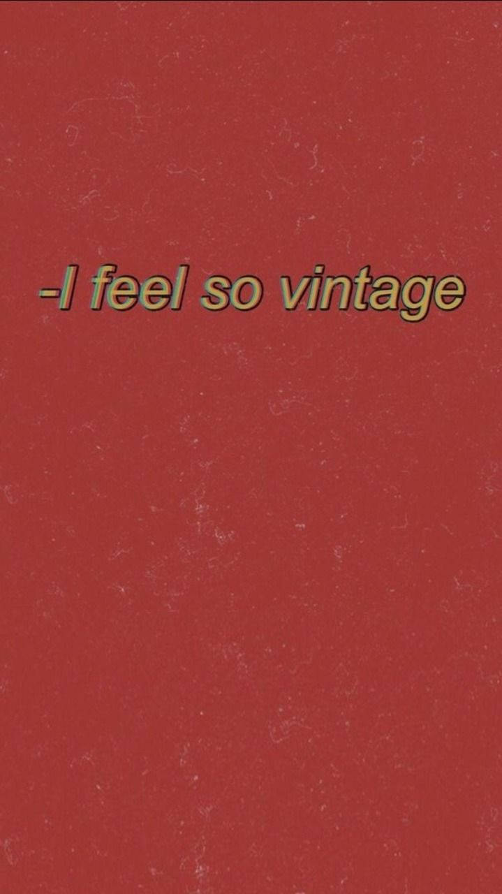 Vintage Pastelrooi Estetika Muurpapier