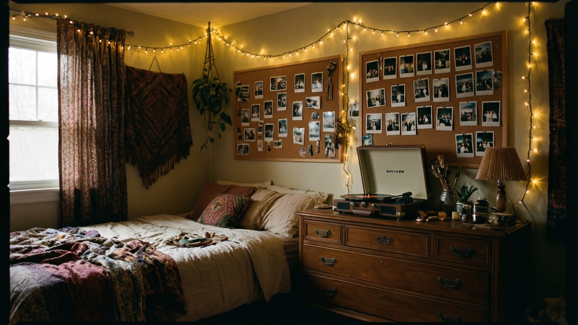 Vintage Slaapkamer Vibes Muurpapier