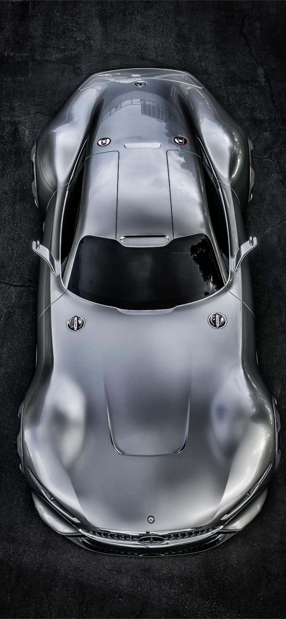 Vision Gran Turismo iPhone Xs Mercedes Amg Agtergrond Muurpapier