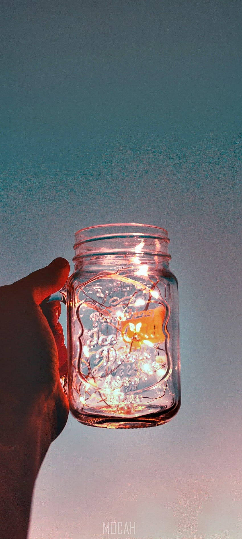 Vivo V20 Estetiese Mason-fles Muurpapier