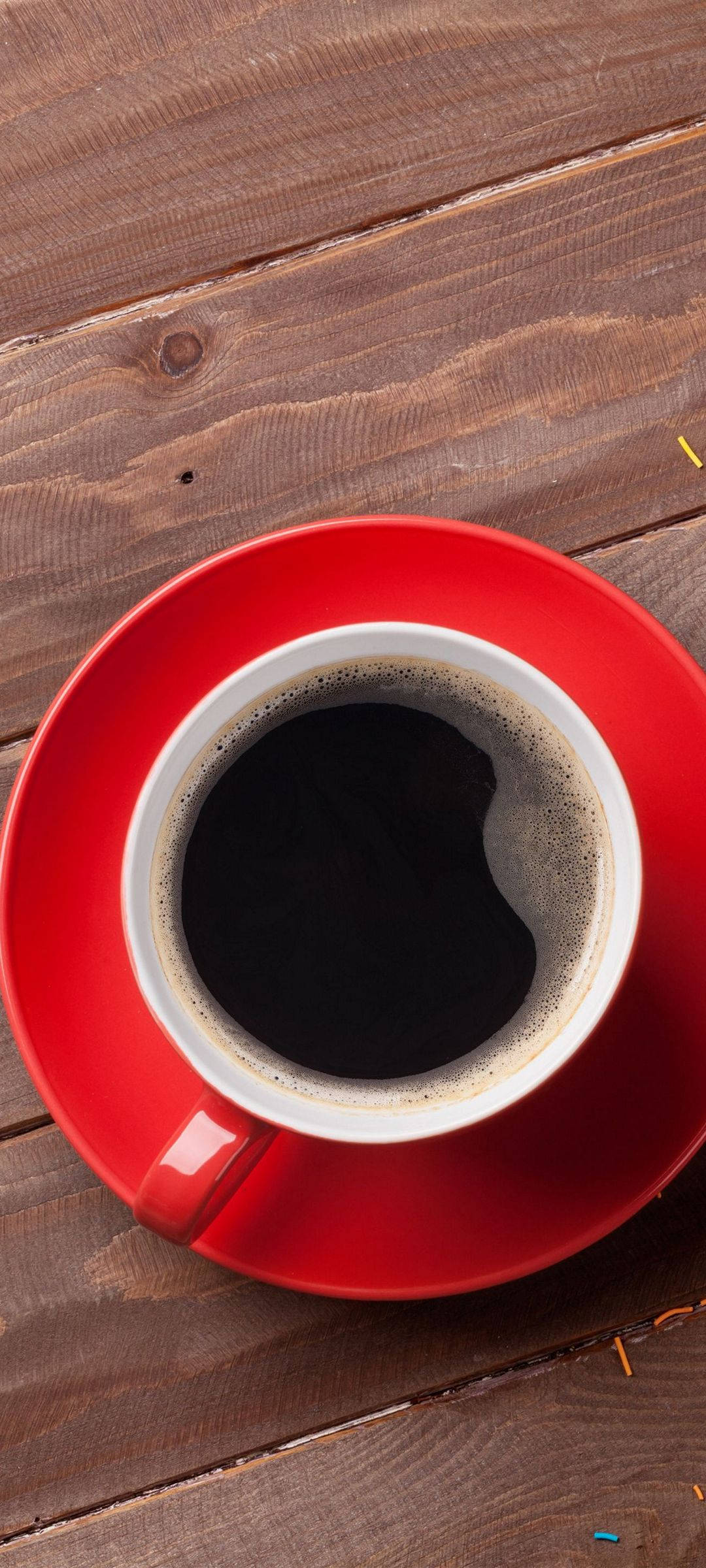 Vivo V20 Koffie Rooi Beker Muurpapier