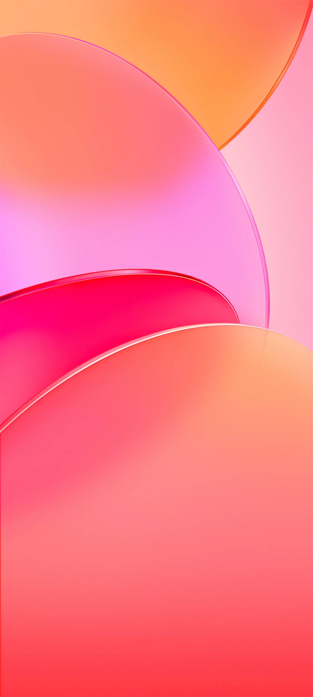 Vivo Y20 in Lewendige Pienk Estetika Muurpapier