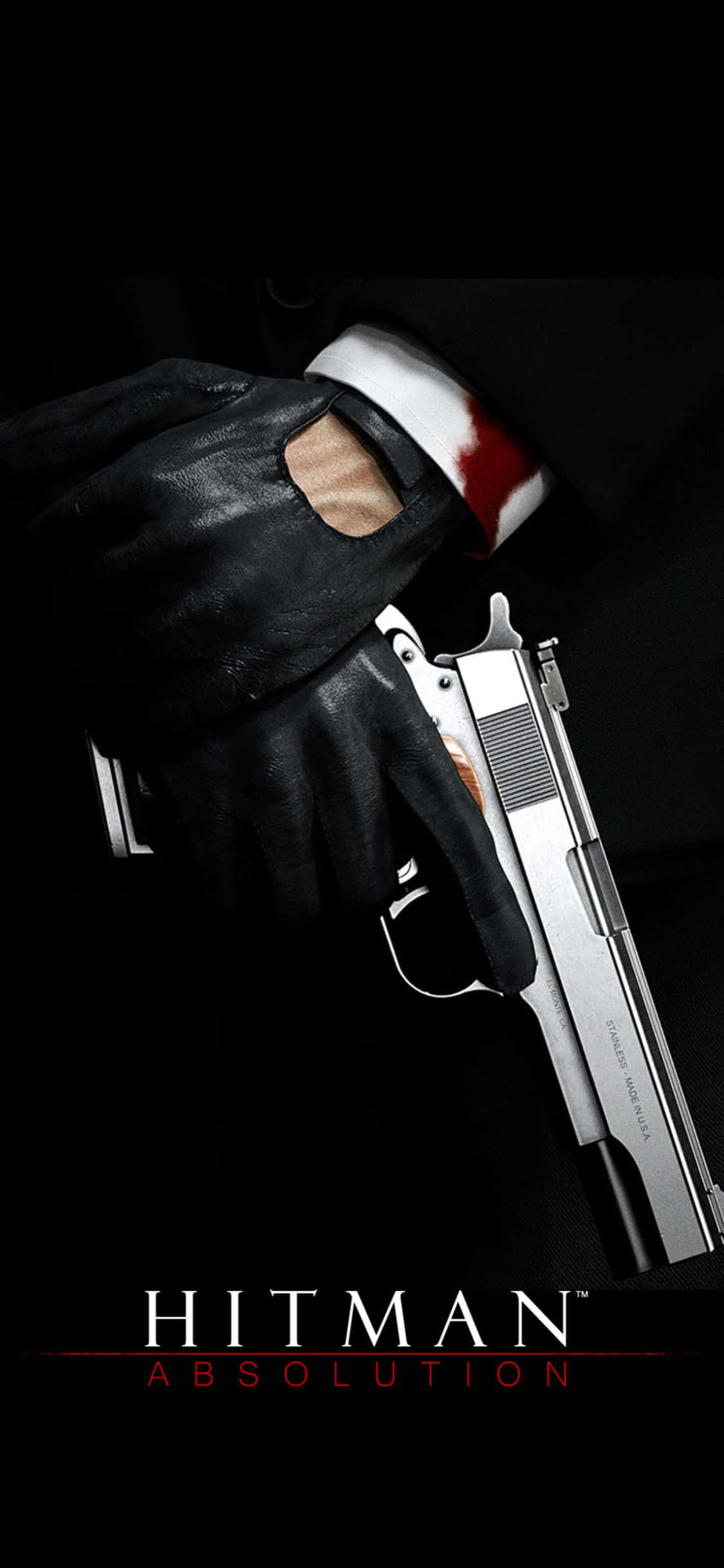 Level Op met Hitman Absolution op iPhone X Muurpapier