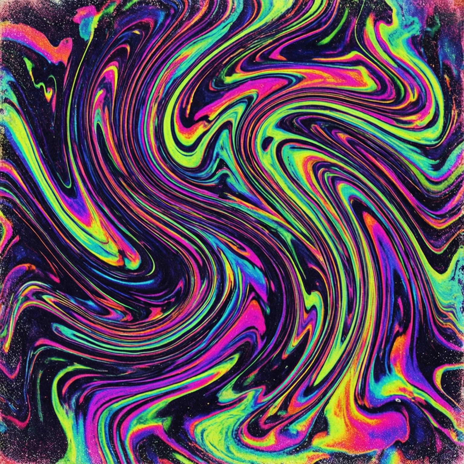 Vloeibare Neon Korrel Muurpapier