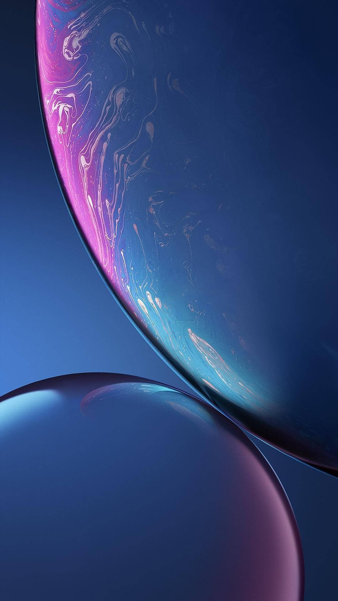 Vloeistofbeweging op 'n iPhone XR Muurpapier