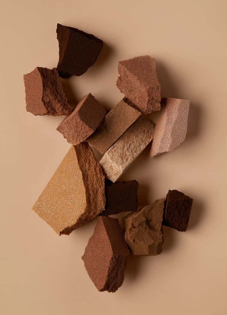 Voeg Estetiese Bruin By Jou Huisversiering Muurpapier