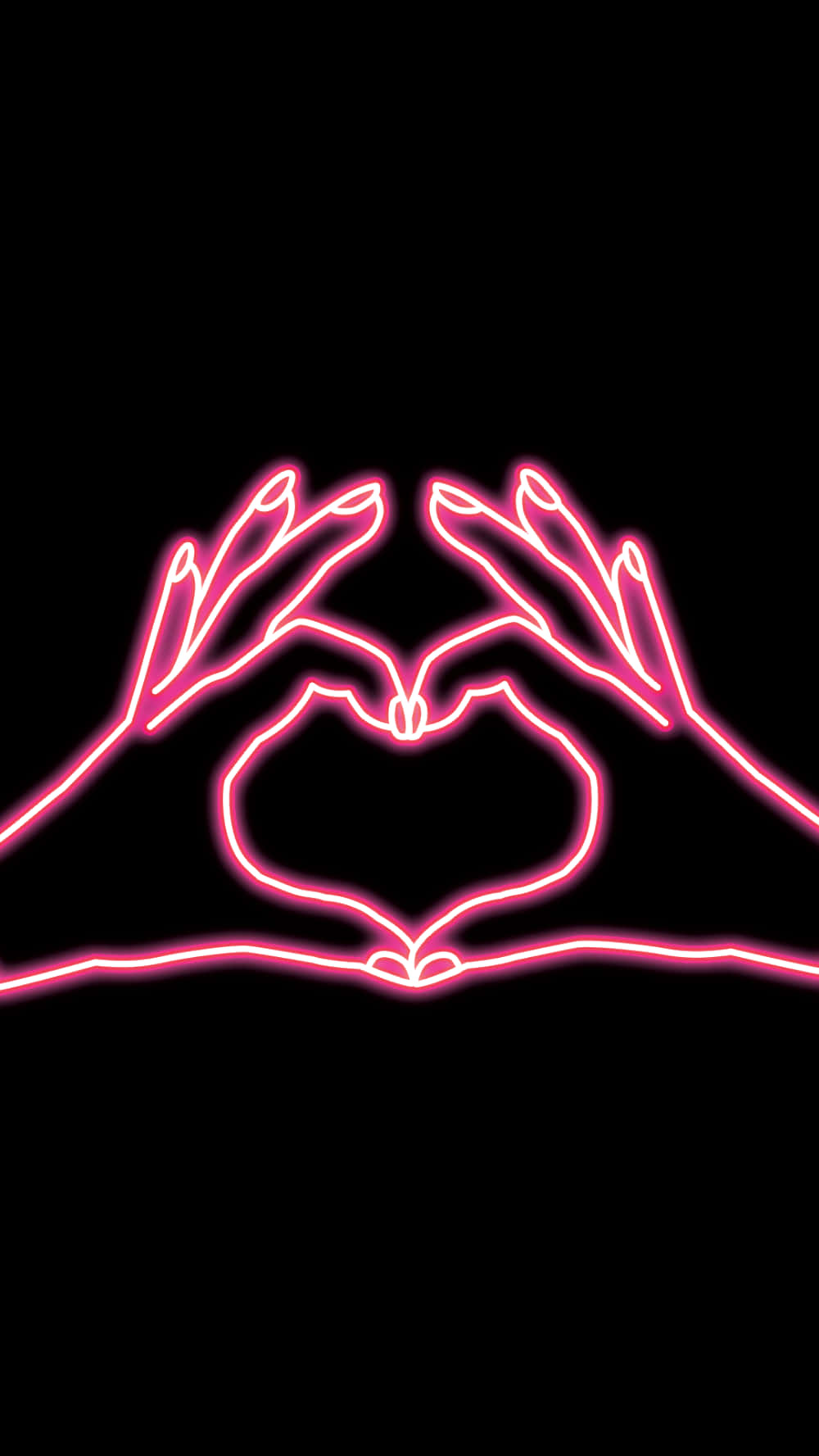 Voeg lewenskrag by jou wêreld met Neon Pink Aesthetic Muurpapier