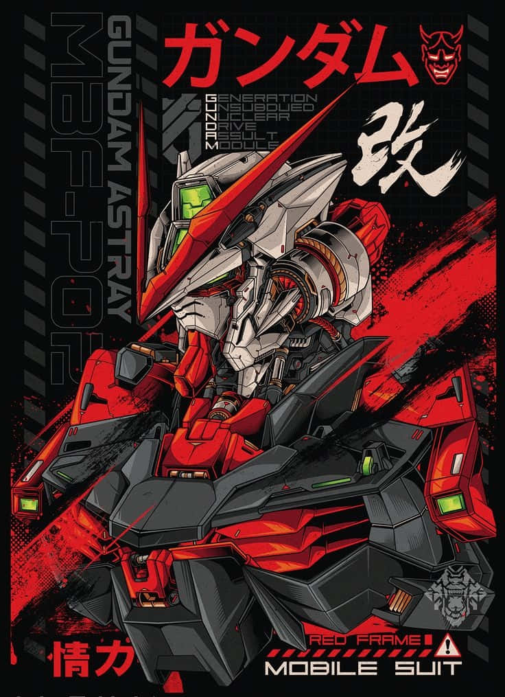 Voel die Krag van die Gunpla Muurpapier