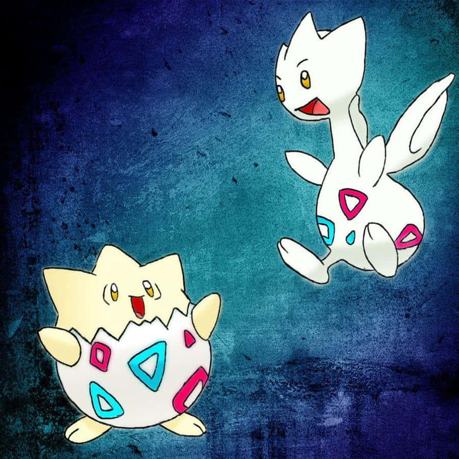 Voel die krag van Togetic met hierdie blou gradiënt-agtergrond. Muurpapier