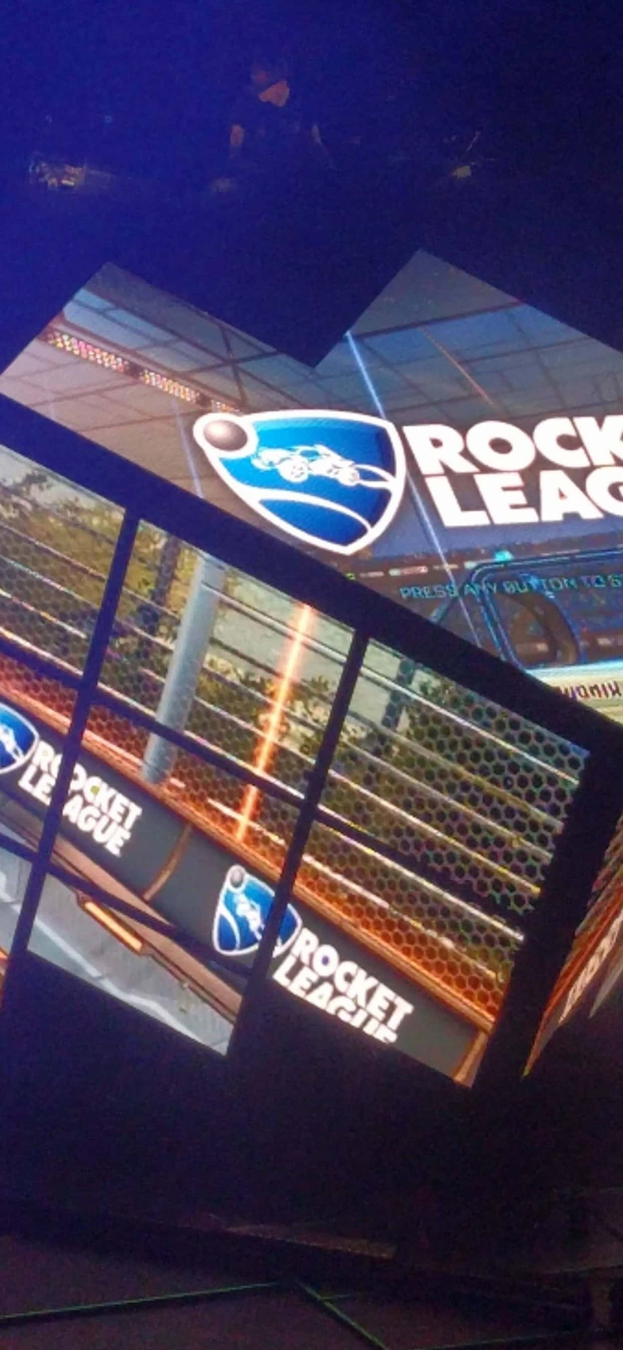 Voel die Opwinding van Rocket League op Jou iPhone Xs Max Muurpapier