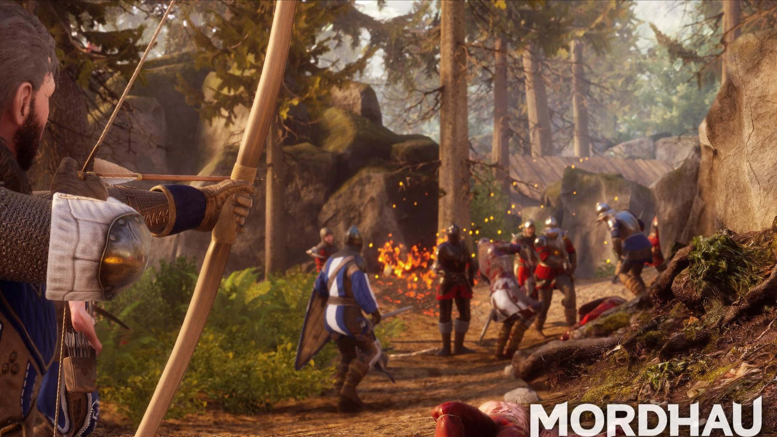 Voel die opwinding met 1440p Mordhau! Muurpapier