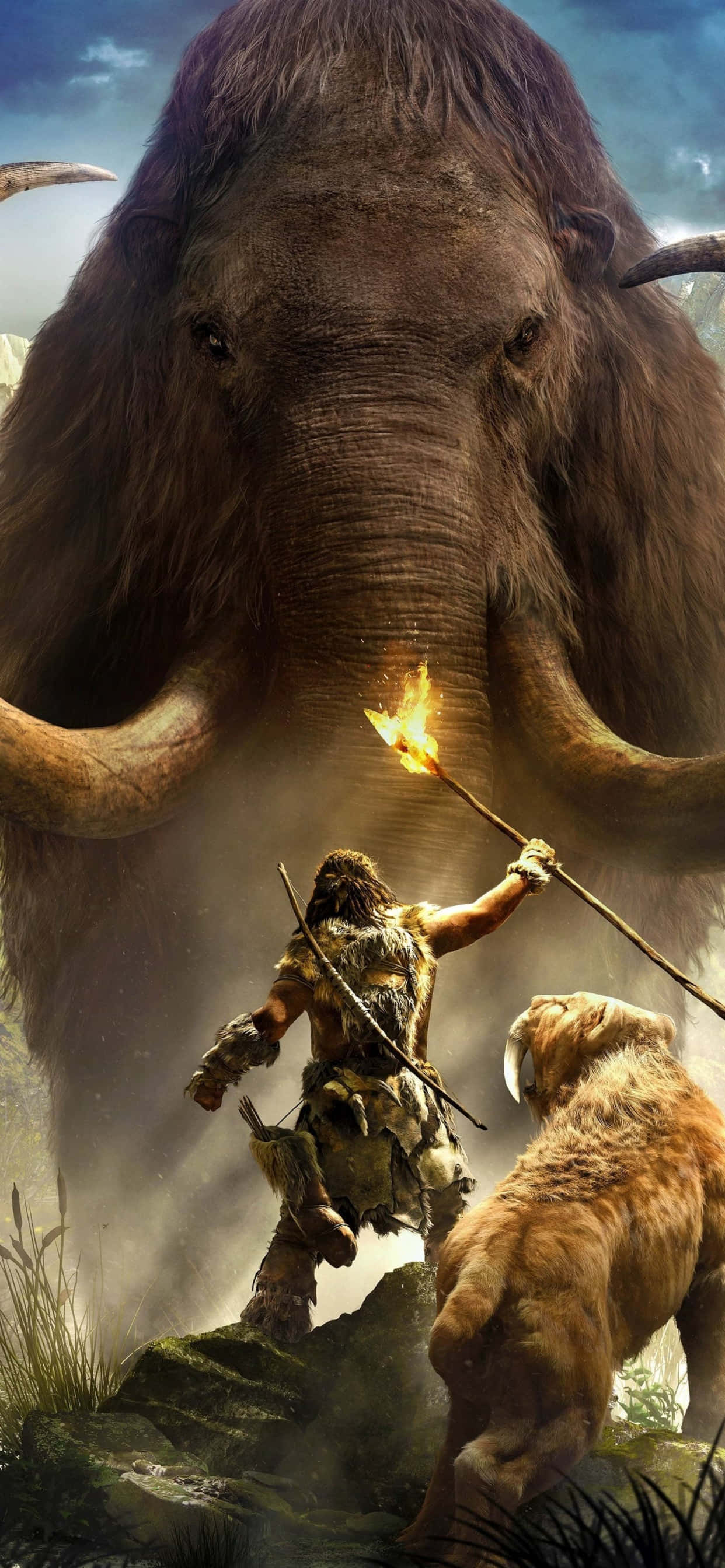 Voel die opwinding van Far Cry 4 op die iPhone Xs Max Muurpapier
