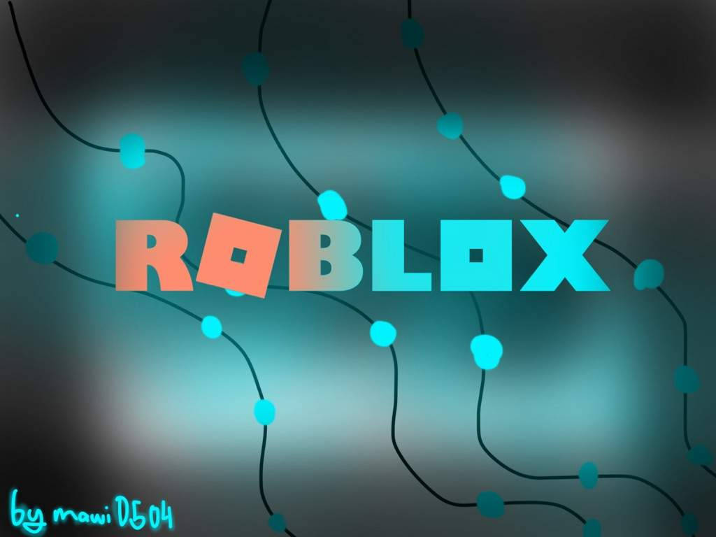 Artistieke plakpapier van logo ontwerp van Roblox videospeletjie.