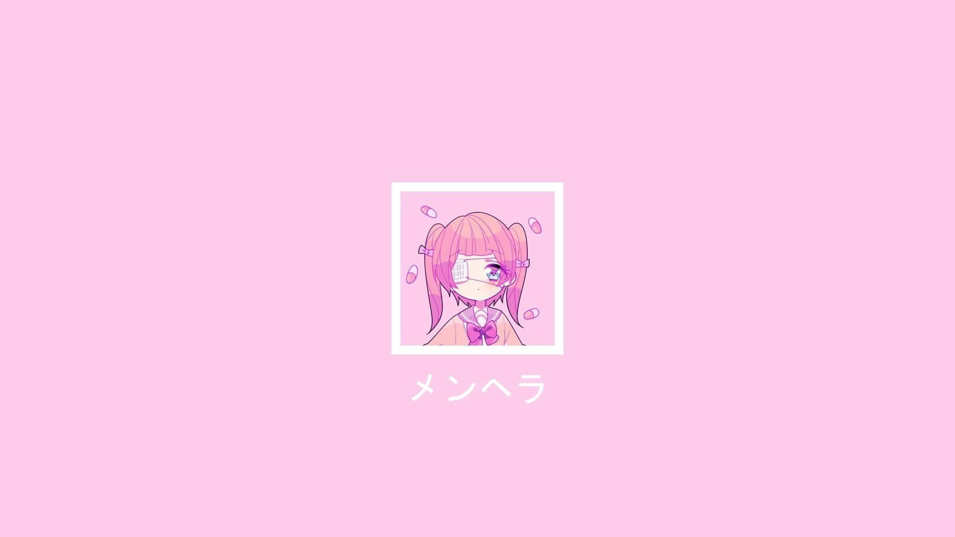 Voel die sagte pienk atmosfeer van hierdie pragtige anime-estetika! Muurpapier