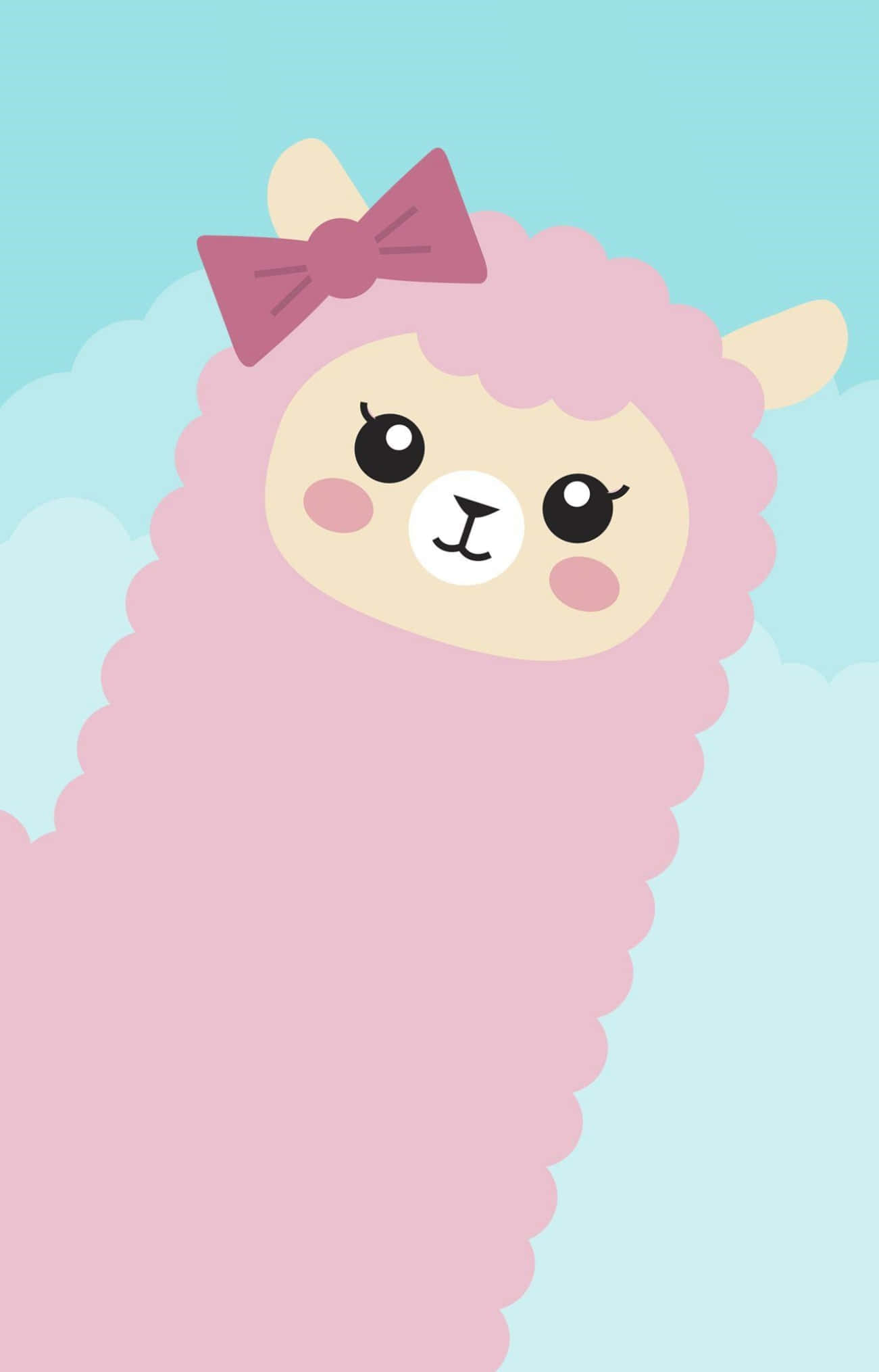 Voel jy oulik? Llama wees Eerlik! Muurpapier