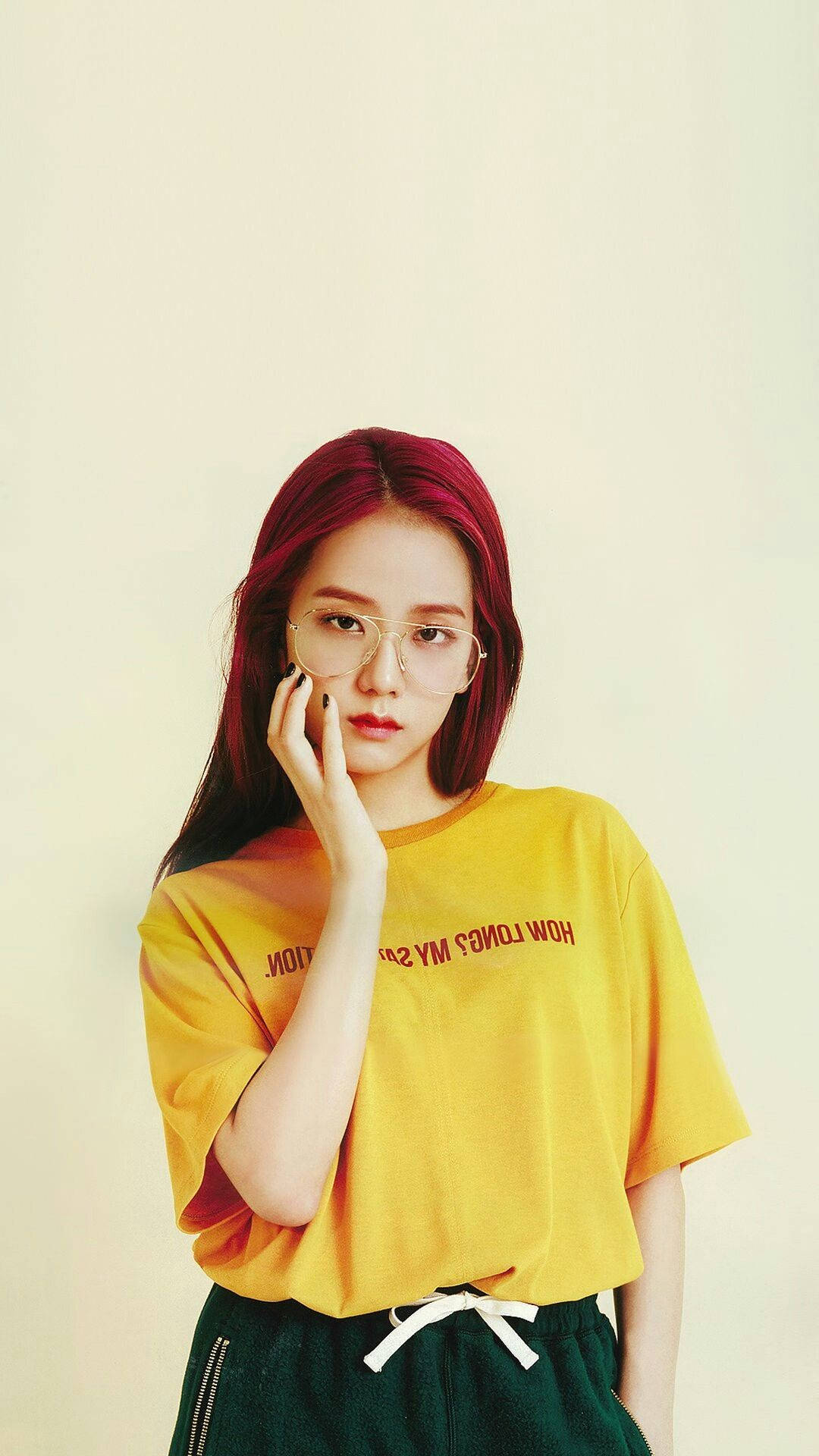 'Voel Pret en Helder met Blackpink se Jisoo!' Muurpapier