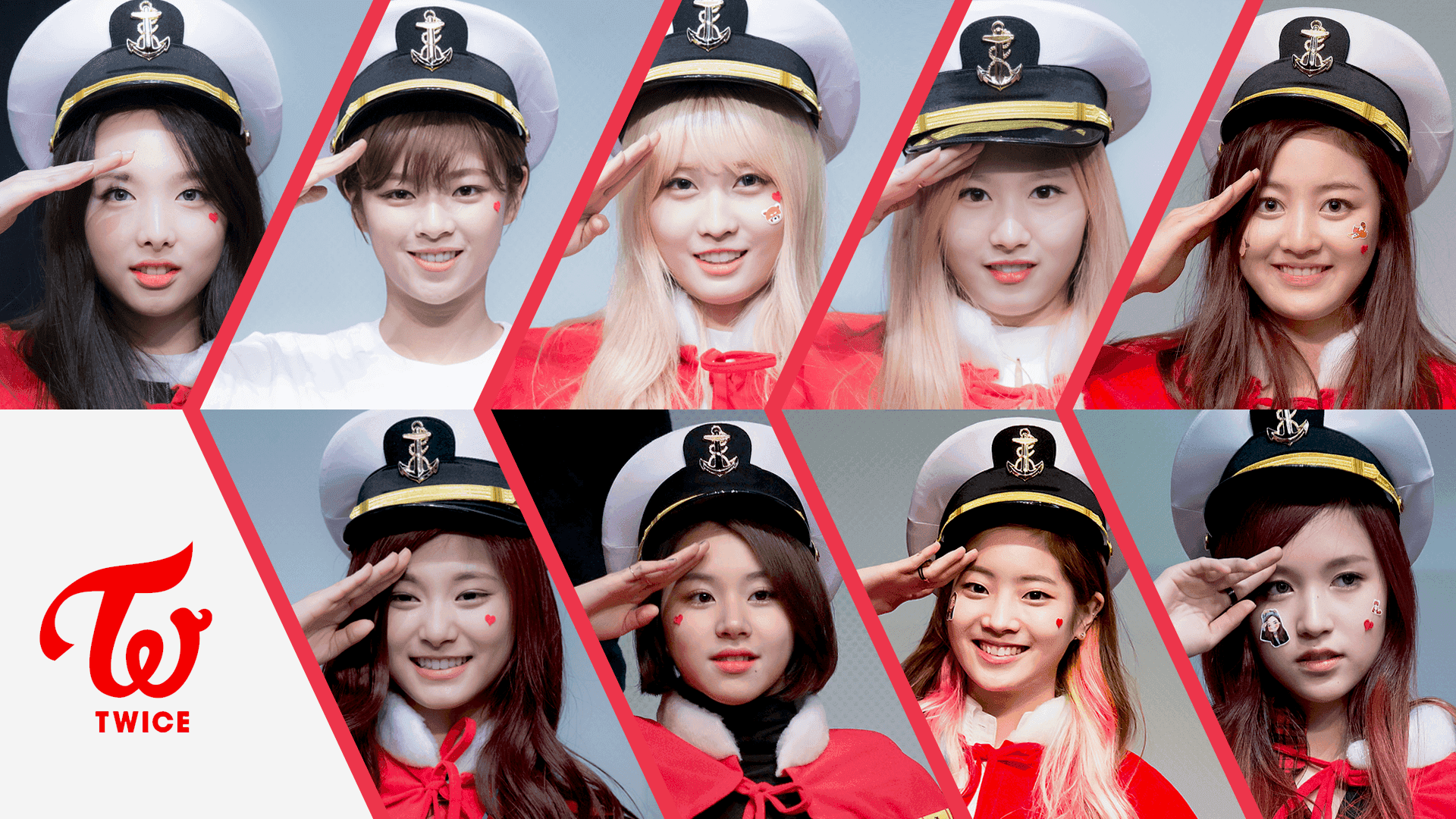Voel spesiaal met JYP Entertainment se TWICE Muurpapier