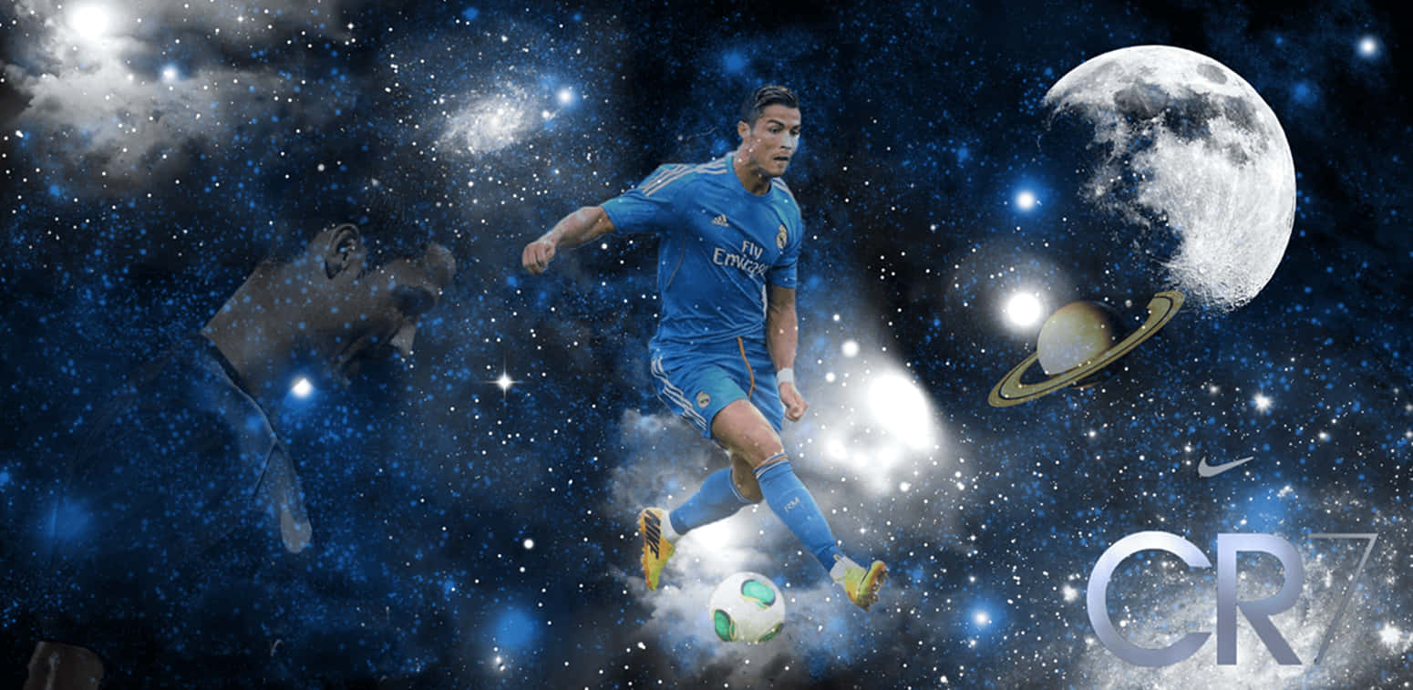 Voetbal Galaxy Cristiano Ronaldo Plakkaat Muurpapier
