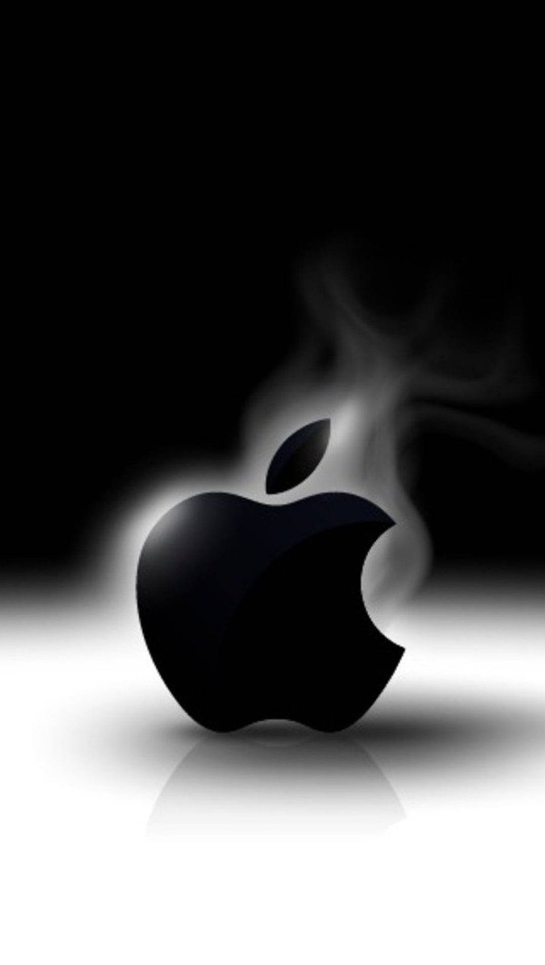Vol HD 3D Rokerige Swart Apple Muurpapier