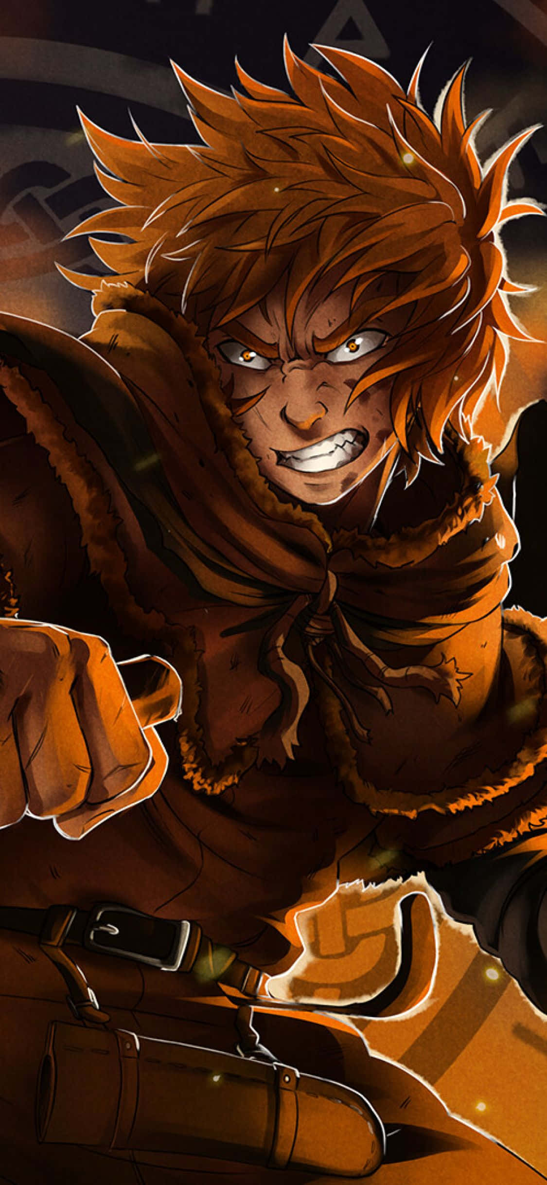 Volg die avonture van Thorfinn, 'n jong Vikingkryger, in Vinland Saga. Muurpapier