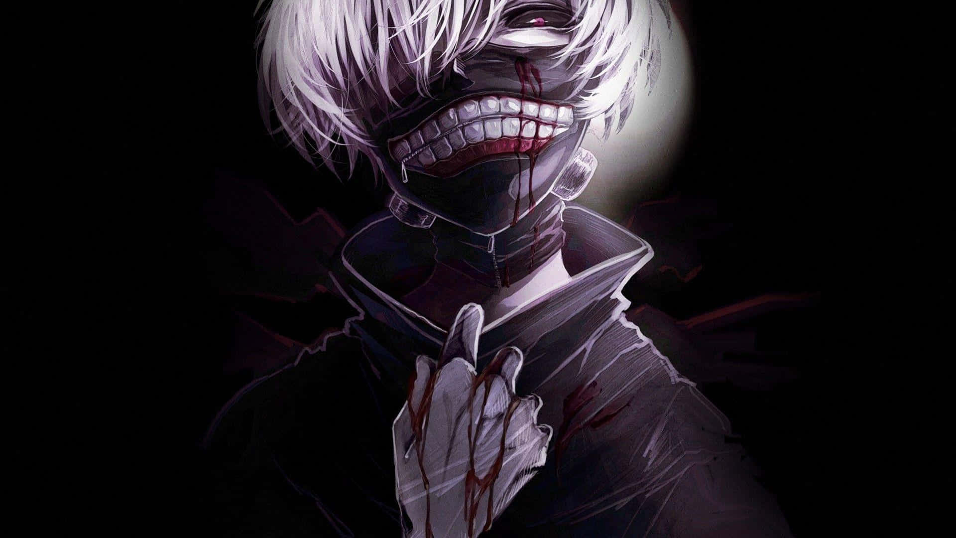 Volg Kaneki op sy reis om 'n ghoul te word Muurpapier