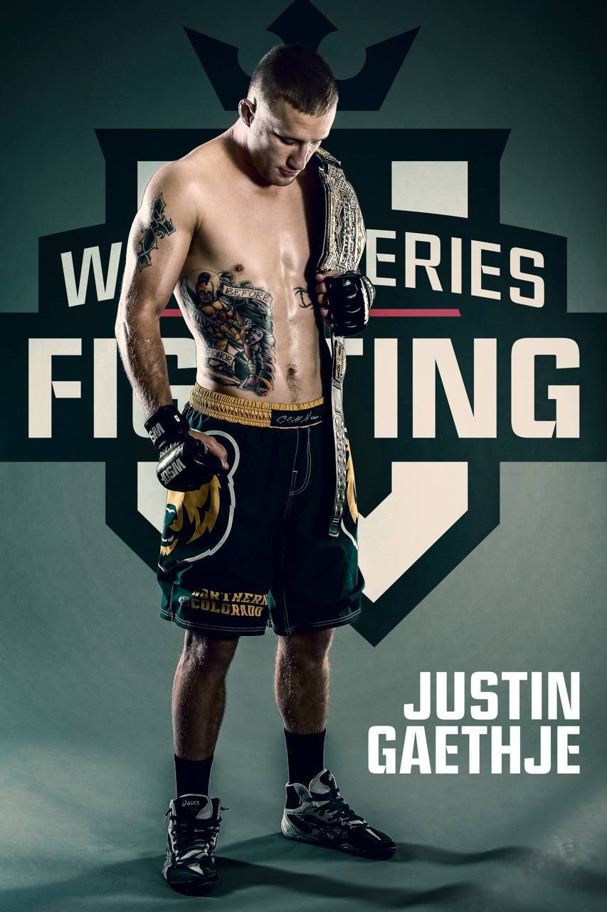 Vollyf Promofoto van Justin Gaethje Muurpapier