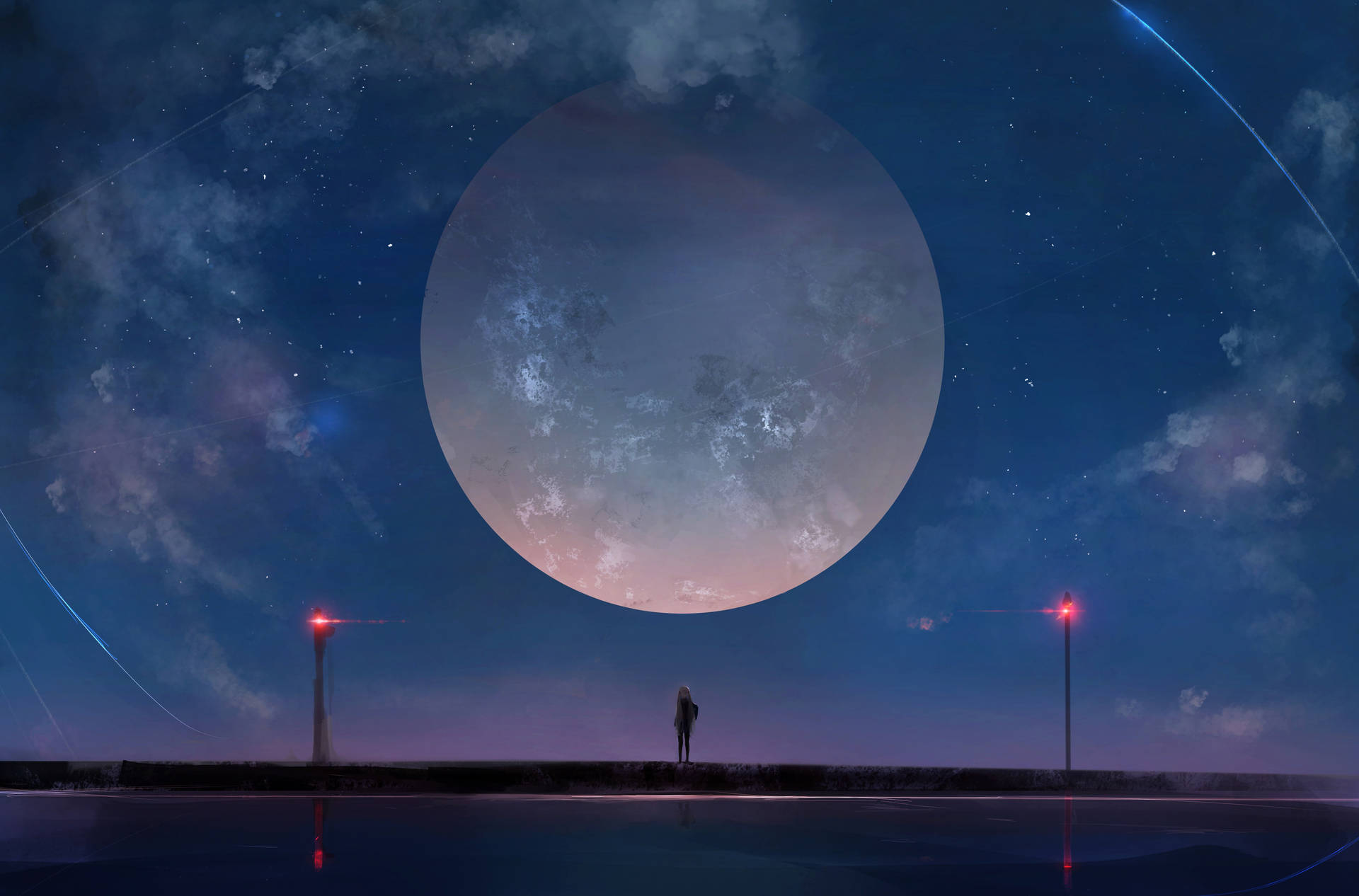 Volmaan anime 4k agtergrond — 4K anime GIF Muurpapier