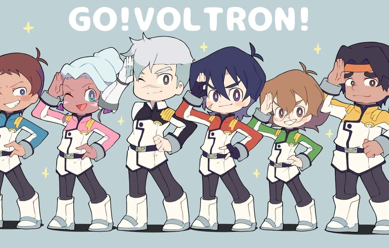 Voltron Anime Oulike Digitale Kuns Muurpapier