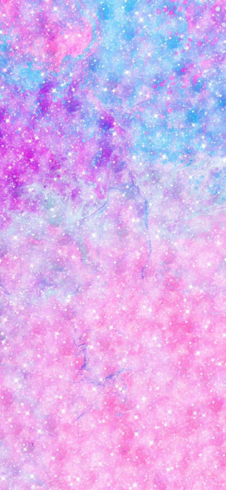 Vonkerige en Kleurige Pastelpers Tumblr Muurpapier